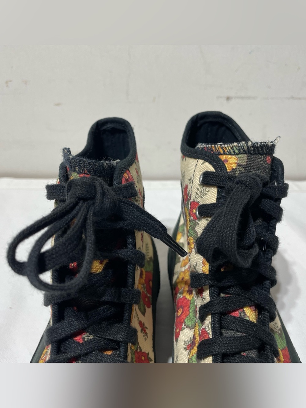 Converse Chuck Taylor Sasha High Floral Bloom Womens 8 563486C RARE Whimsigoth - Picture 5 of 16